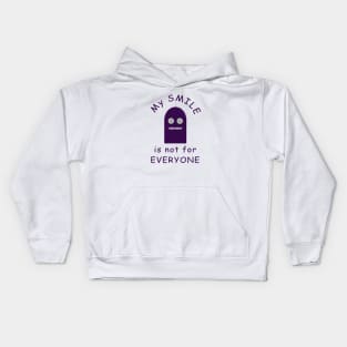 Spooksmoke the Moody Ghost Smile Kids Hoodie